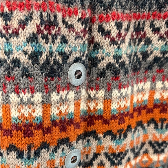 Patterned Button-Up Cardigan - Picture 4 of 6